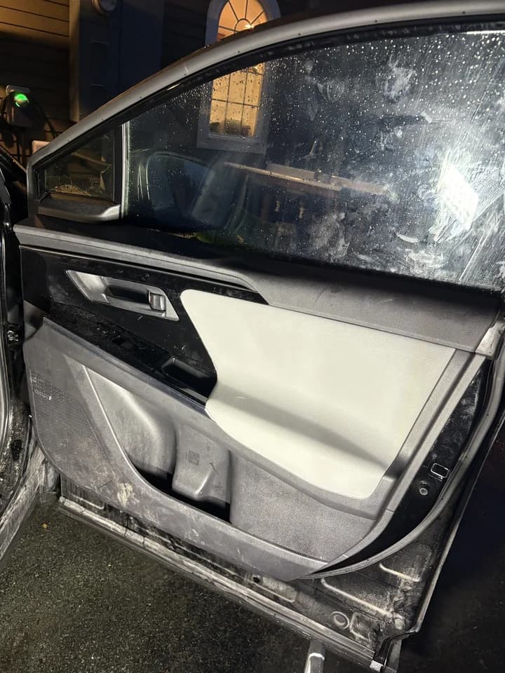 Before: Door panel